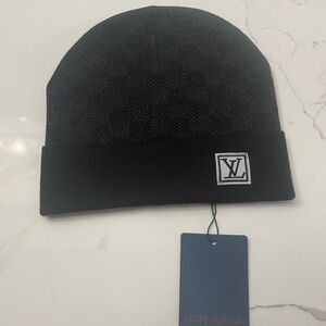 Louis Vuitton Charcoal Knit Hat